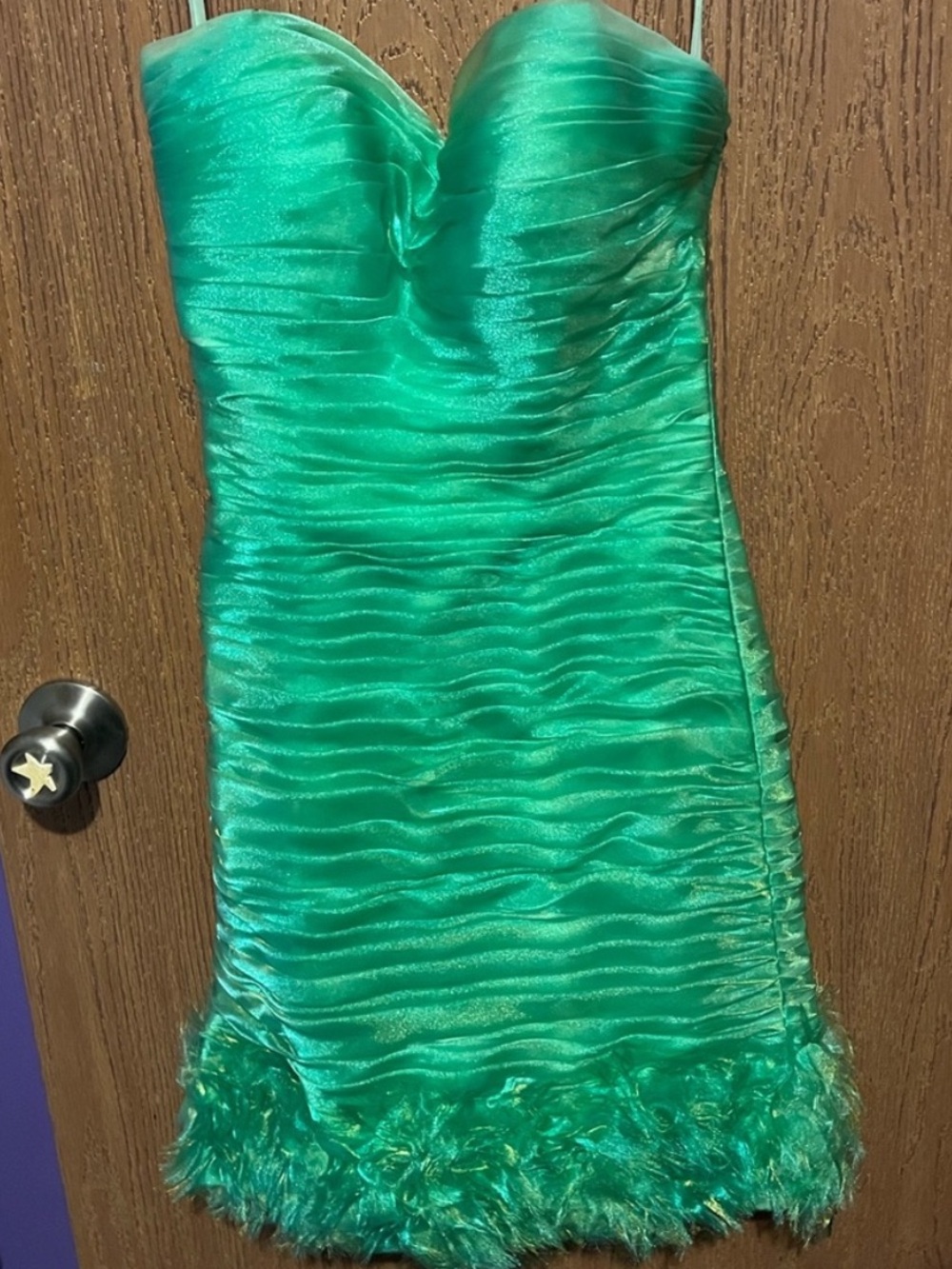 Morilee green homecoming dress